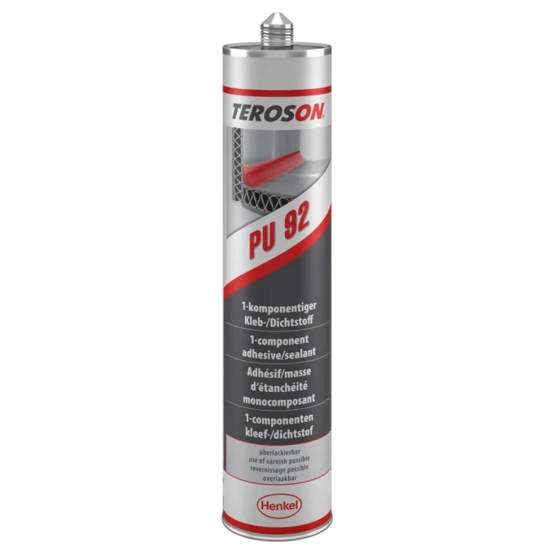 Teroson Industrial Adhesive Terostat PU 92 Paste Adhesive White Cartridge 310 ml TEROSTAT 92, WEISS
