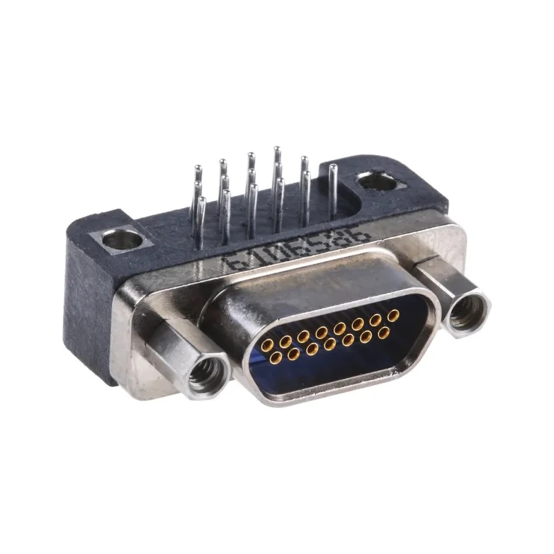 Glenair 15 Way Right Angle 1.91 mm Pitch Through Hole D-Sub Connector Female GMR7590
