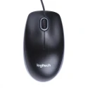 Logitech Wired Standard Keyboard & Mouse Set AZERTY (France) USB Optical 3-Button Black MK120