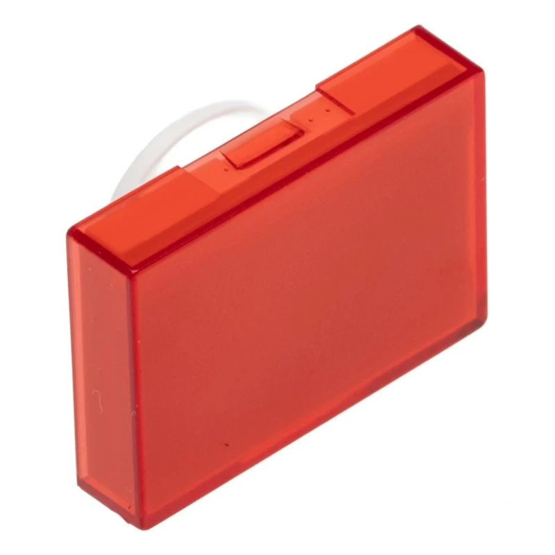 Omron Red Rectangular Push Button Lens for Use with A16 Series LED/Incandescent Lamp Push Button Switch A165L-JR