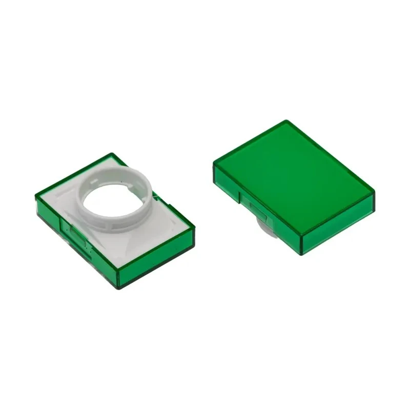 Omron Green Rectangular Push Button Lens for Use with A16 Series LED/Incandescent Lamp Push Button Switch A165L-JG