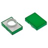 Omron Green Rectangular Push Button Lens for Use with A16 Series LED/Incandescent Lamp Push Button Switch A165L-JG