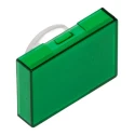 Omron Green Rectangular Push Button Lens for Use with A16 Series LED/Incandescent Lamp Push Button Switch A165L-JG