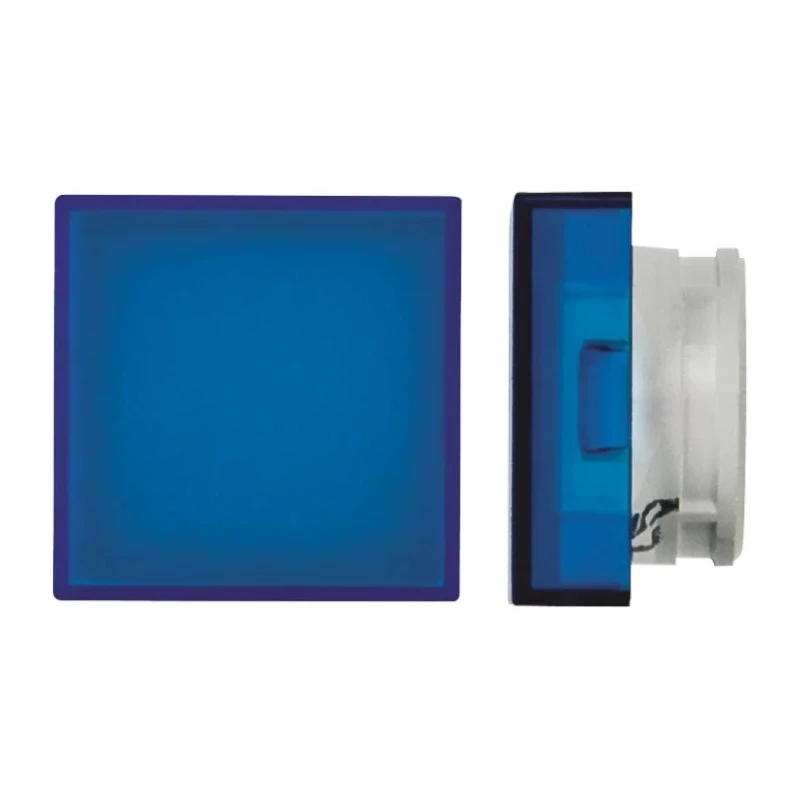 Omron Blue Square Push Button Lens for Use with A16 Series LED/Incandescent Lamp Push Button Switch A165L-AA