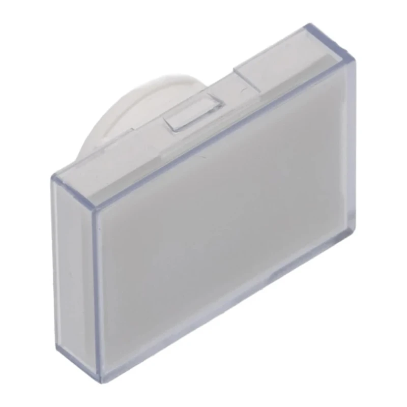 Omron White Rectangular Push Button Lens for Use with A16 Series LED/Incandescent Lamp Push Button Switch A165L-JW