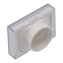 Omron White Rectangular Push Button Lens for Use with A16 Series LED/Incandescent Lamp Push Button Switch A165L-JW