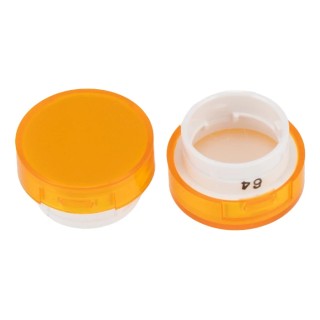 Omron Yellow Round Push Button Lens for Use with A16 Series LED/Incandescent Lamp Push Button Switch A165L-TY