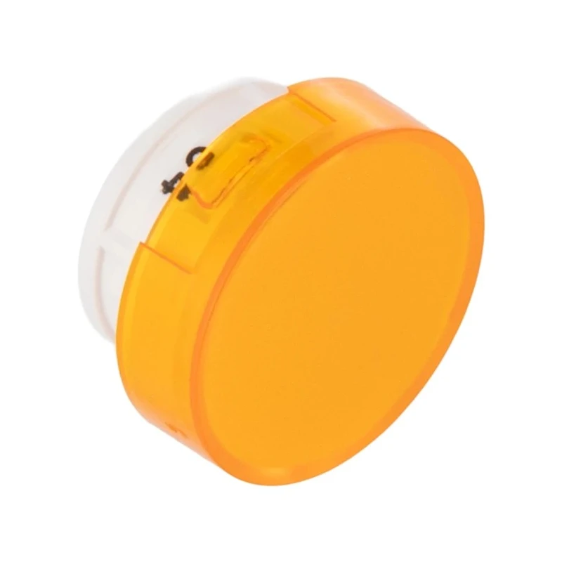 Omron Yellow Round Push Button Lens for Use with A16 Series LED/Incandescent Lamp Push Button Switch A165L-TY