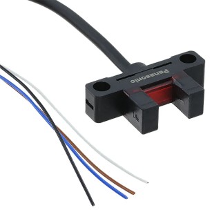 Panasonic Through Beam Photoelectric Fork Sensor, Infrared Light Source, 6 mm Detection Range, PNP Output, IP64, PM-K25-P