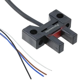 Panasonic Through Beam Photoelectric Sensor Fork Style 6 mm Detection Range NPN Output IP64 PM-K45-C3