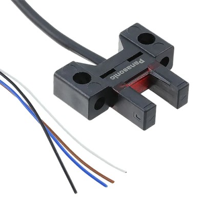 Panasonic Through Beam Photoelectric Sensor Fork Style 6 mm Detection Range PNP Output IP64 Rated PM-K45-P-C3