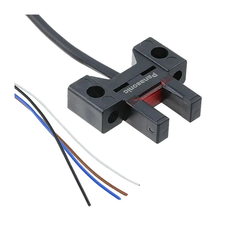 Panasonic Through Beam Photoelectric Sensor Fork Style 6 mm Detection Range PNP Output IP64 Rated PM-K45-P-C3