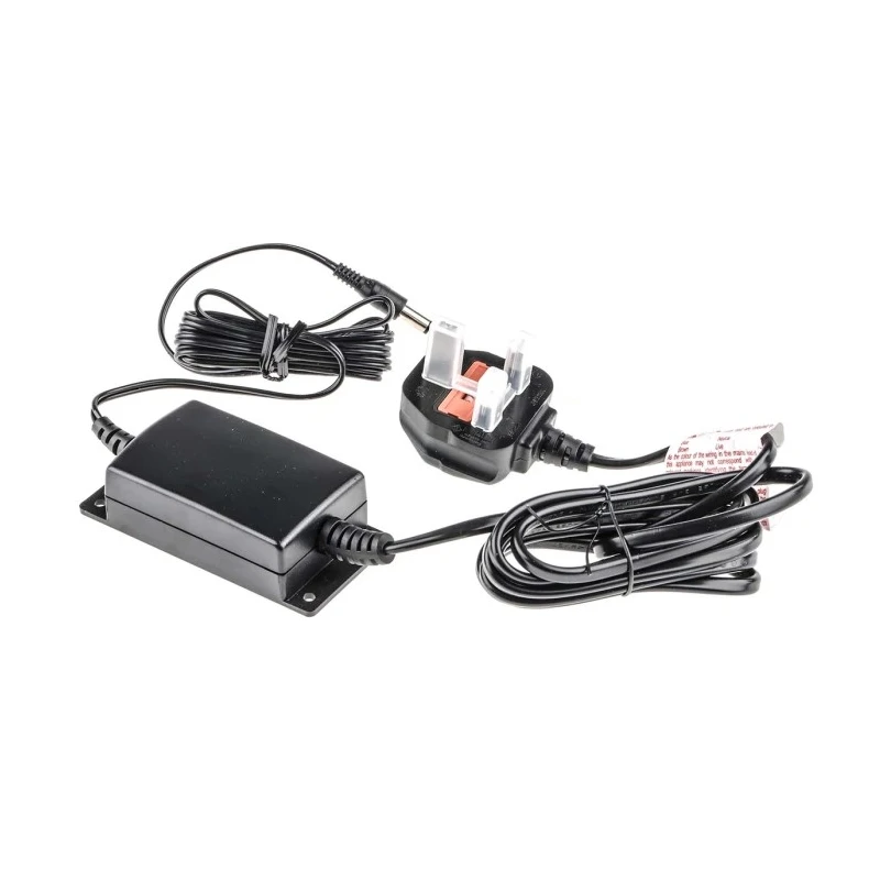 RS PRO 2.1 mm Centre Positive AC-DC Converter Power Supply AC/DC Adapter UK Plug 24V DC Output 0.5A 12W 125-4243