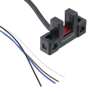Panasonic Through Beam Photoelectric Sensor Fork Style 6 mm Detection Range NPN Output IP64 PM-L45-C3