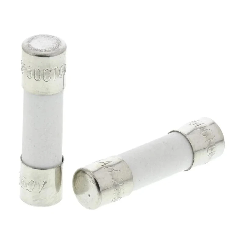 RS PRO 4A T Ceramic Cartridge Fuse, 5 x 20 mm, 250V AC, Time Delay, Ceramic Body 610-9800