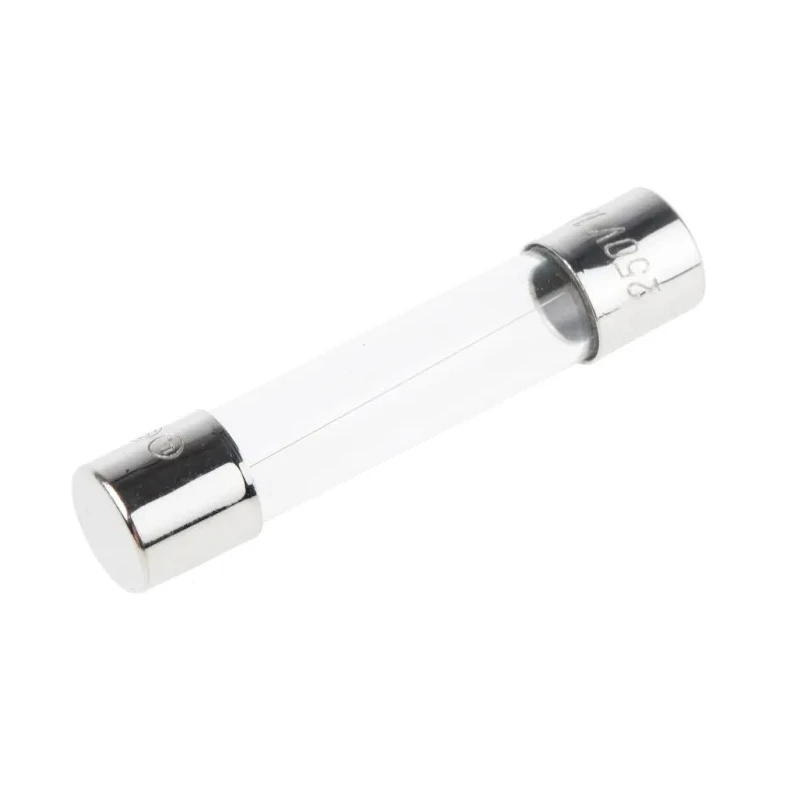 RS PRO 1A Fast-Acting Glass Cartridge Fuse 6.3 x 32 mm, 250V AC, Glass Body, Model 611-0080