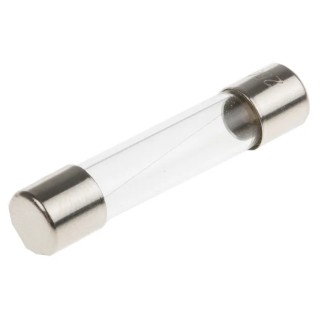 RS PRO 500mA F Glass Cartridge Fuse 6.3 x 32 mm 250V AC 611-0068
