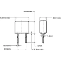 RS PRO Non-Resettable Fuse, Radial Lead Orientation, 1A Current Rating, 125V AC, Nylon Body, RS PRO Series 611-0462