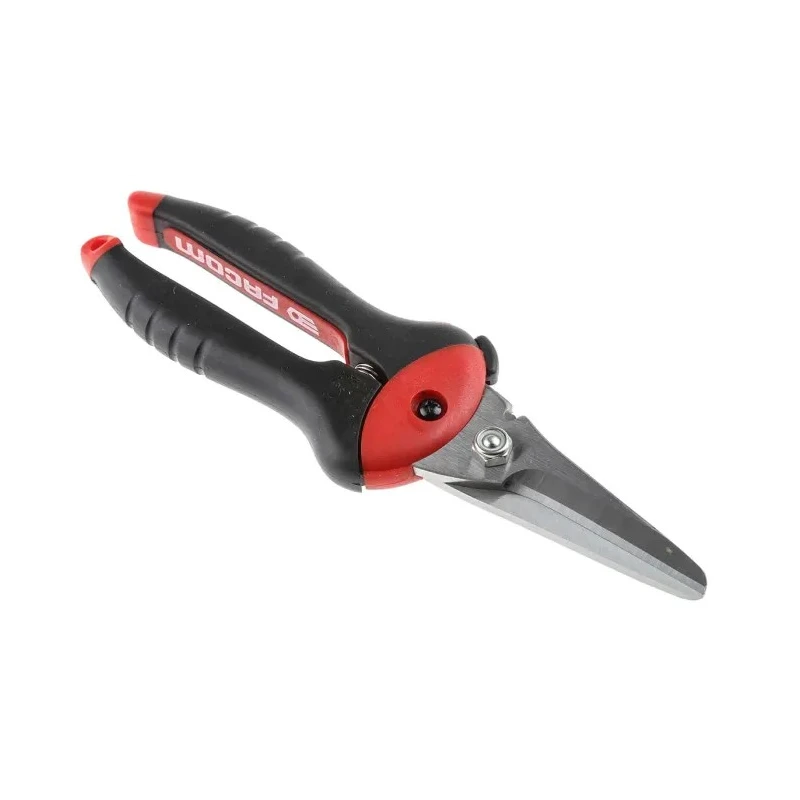 Facom 205mm Tin Snip for Cardboard, Rubber, Steel, Polyvinyl Chloride, Aluminium, Leather 980.PB