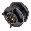 Bulgin Circular Connector 10 Contacts PCB Miniature Socket Female IP68 Buccaneer 400 Series PX0413/10S/PC