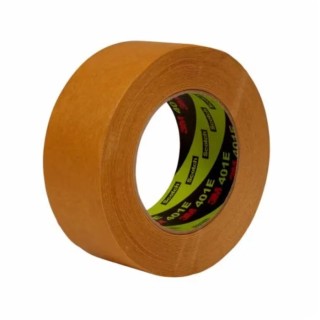 3M Scotch Brown Masking Tape 16mm x 50m Rubber Adhesive Paper Backing High Temperature Resistant 401E 20945