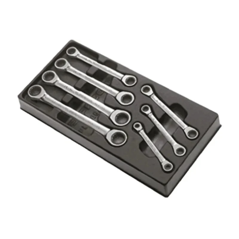Facom Ratchet 7-Piece Spanner Set, Sizes 6 To 19 mm MOD.64J7