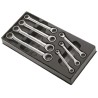 Facom Ratchet 7-Piece Spanner Set, Sizes 6 To 19 mm MOD.64J7