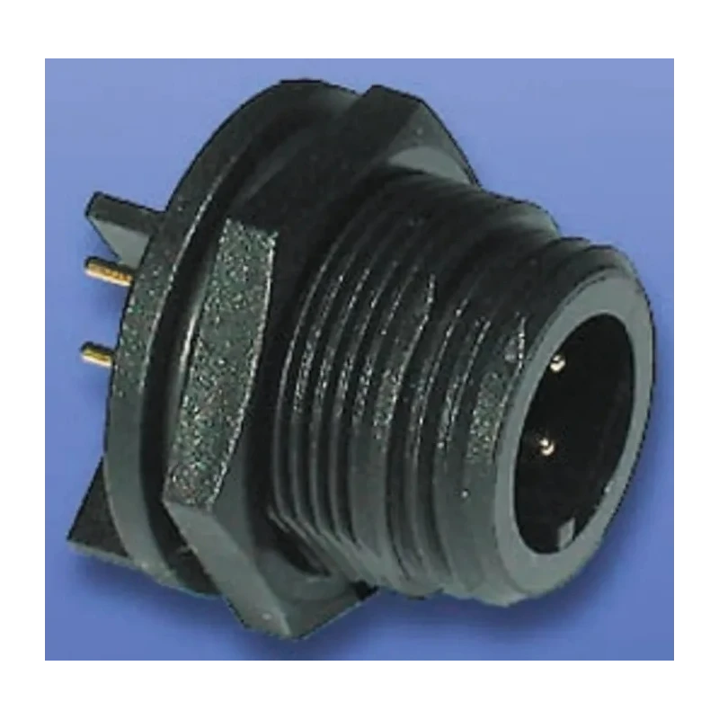 Bulgin Circular Connector, 3 Contacts, PCB Mount, Miniature Size, Socket Male, IP68 Rated, Buccaneer 400 Series PX0413/03S/PC