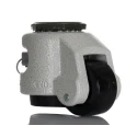 RS PRO Heavy Duty Swivel Castor with Nylon Wheel, 250 kg Load Capacity, 50 mm Diameter, 25 mm Width, Ball Bearing 611-4492
