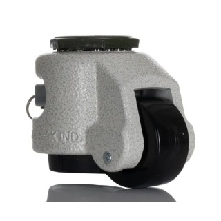 RS PRO Heavy Duty Swivel Castor with Nylon Wheel, 250 kg Load Capacity, 50 mm Diameter, 25 mm Width, Ball Bearing 611-4492