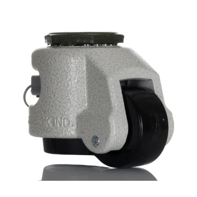 RS PRO Heavy Duty Swivel Castor with Nylon Wheel, 250 kg Load Capacity, 50 mm Diameter, 25 mm Width, Ball Bearing 611-4492