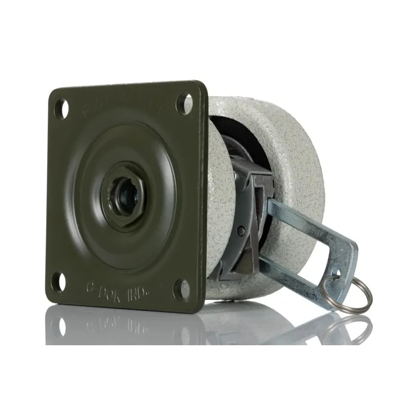 RS PRO Swivel Castor, Heavy Duty 250 kg Load Capacity, 50 mm Nylon Wheel, Die Cast Aluminium Frame, Ball Bearing 611-4486