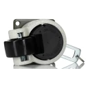 RS PRO Swivel Castor, Heavy Duty 250 kg Load Capacity, 50 mm Nylon Wheel, Die Cast Aluminium Frame, Ball Bearing 611-4486
