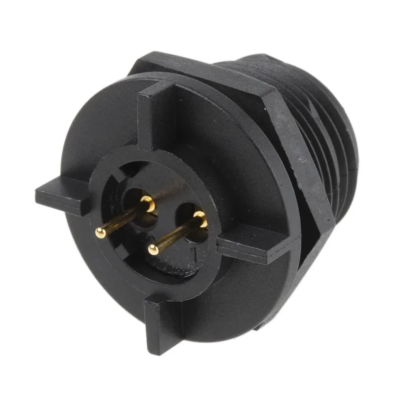 Bulgin Industrial Circular Connector 2 Contacts PCB Socket Female IP68 Buccaneer 400 Series PX0413/02S/PC