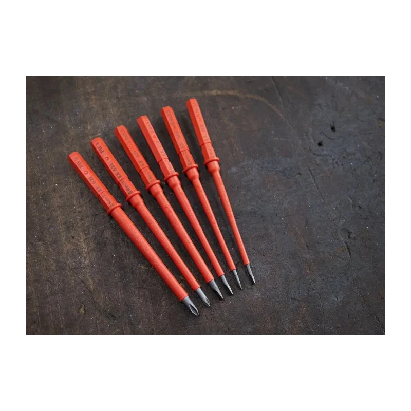 Wera Slotted and Phillips Standard Screwdriver Set, 7-Piece, Czech Republic Origin 05003470001
