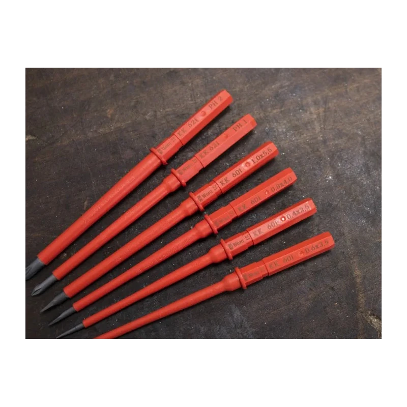 Wera Slotted and Phillips Standard Screwdriver Set, 7-Piece, Czech Republic Origin 05003470001