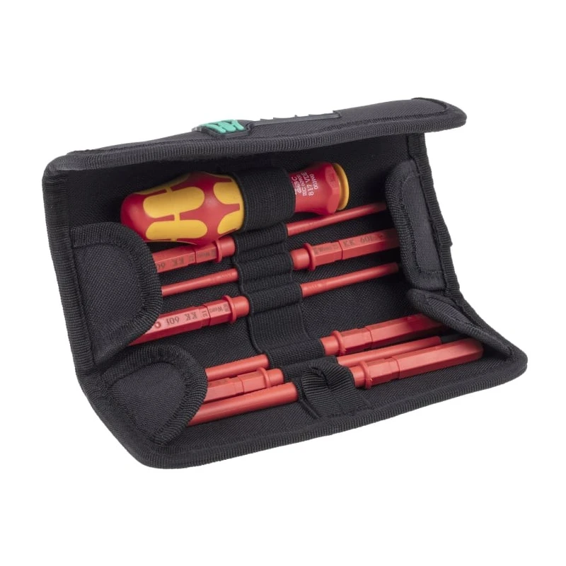 Wera Slotted and Phillips Standard Screwdriver Set, 7-Piece, Czech Republic Origin 05003470001