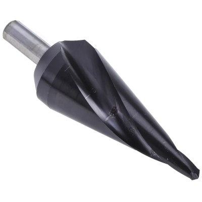 EXACT HSS Step Drill Bit with TiAlN Coating, Sheet Metal Hole Cutter 5 mm x 31 mm 05286