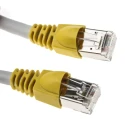 Telegartner Cat6a Shielded Screened Ethernet Cable 0.5 m Grey Low Smoke Zero Halogen 