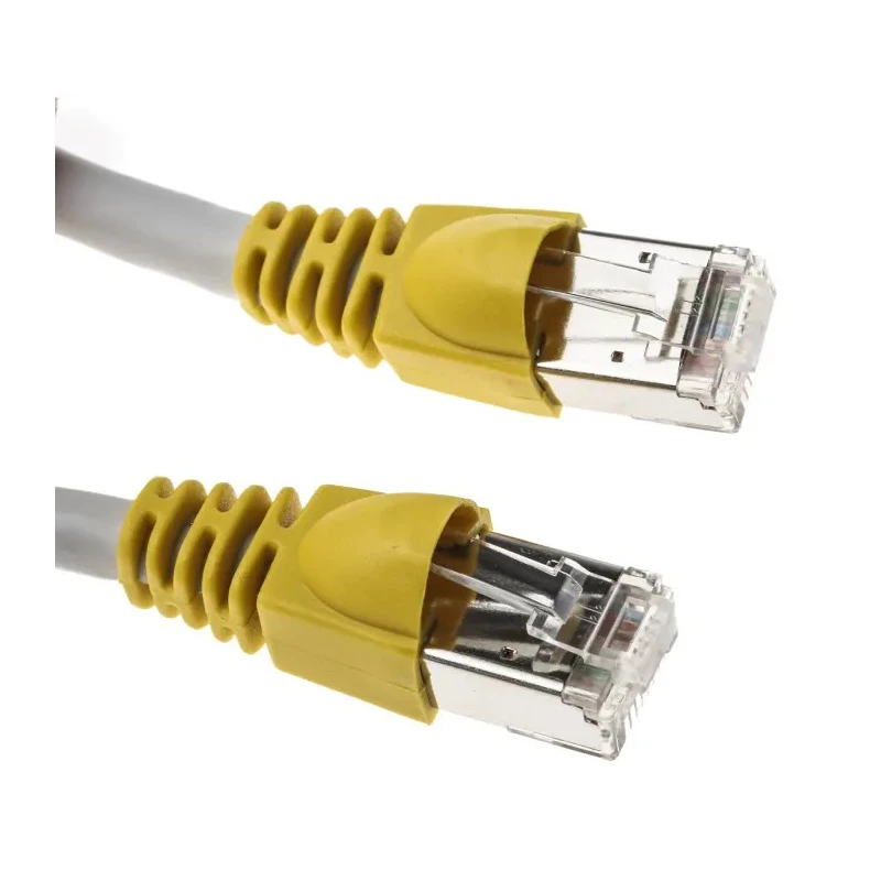 Telegartner Cat6a Shielded Screened Ethernet Cable 0.5 m Grey Low Smoke Zero Halogen 