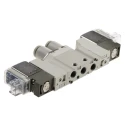 SMC Pneumatic Control Valve Rc Thread 5-Port 24V DC 0.7 Mpa Max Pressure SY3220 