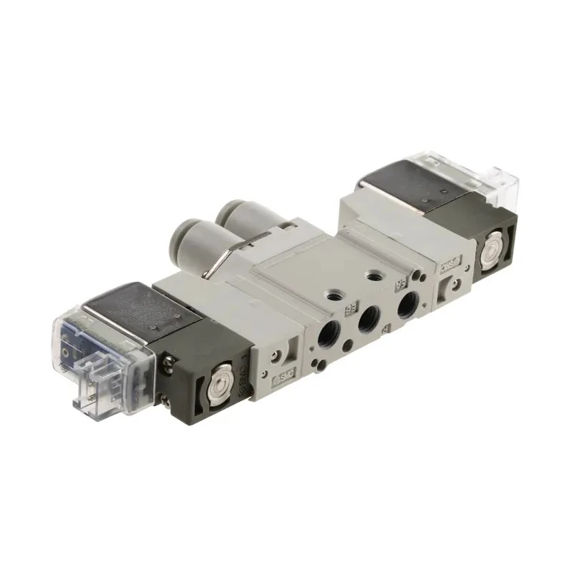 SMC Pneumatic Control Valve Rc Thread 5-Port 24V DC 0.7 Mpa Max Pressure SY3220 