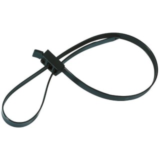 HellermannTyton Releasable Cable Tie 752 mm Length 13 mm Width Black 115-00030 SpeedyTie (RTT750HR)-PA66HIR(S)-BK/RD