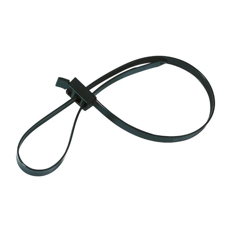 HellermannTyton Releasable Cable Tie 752 mm Length 13 mm Width Black 115-00030 SpeedyTie (RTT750HR)-PA66HIR(S)-BK/RD
