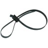 HellermannTyton Releasable Cable Tie 752 mm Length 13 mm Width Black 115-00030 SpeedyTie (RTT750HR)-PA66HIR(S)-BK/RD