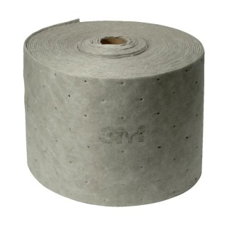 3M Spill Absorbent Sorbent Roll for Maintenance Use, 400mm Width, 117L Capacity, Model 56276