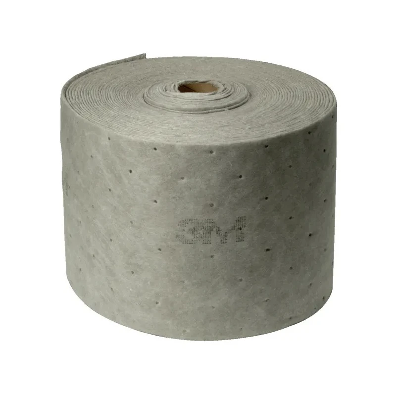 3M Spill Absorbent Sorbent Roll for Maintenance Use, 400mm Width, 117L Capacity, Model 56276