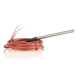 RS PRO PT100 RTD Sensor 6 mm Diameter, 100 mm Length, 4 Wire, Class B Accuracy, 200 °C Maximum Temperature PT100