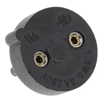 RS PRO 6.3A PCB Mount Fuse Holder 250V AC Thermoplastic Body Copper Alloy Contacts 5.08mm Pitch 611-9037