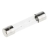 RS PRO 1A T Glass Cartridge Fuse 6.3 x 32 mm, 250V AC, Time-Delay, Glass Body with Nickel-Plated Brass Ends 611-9087